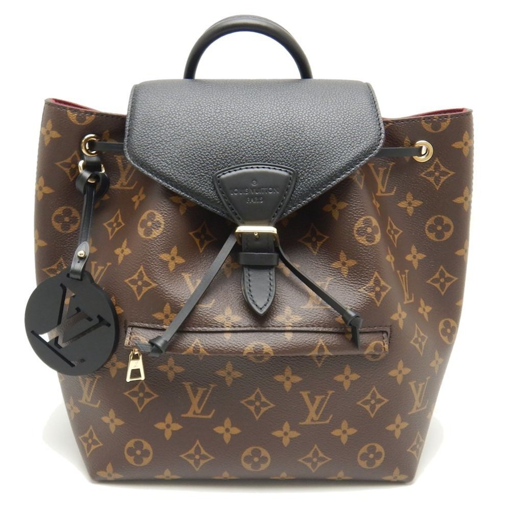 Louis Vuitton Monogram Montsouris PM Backpack Brown